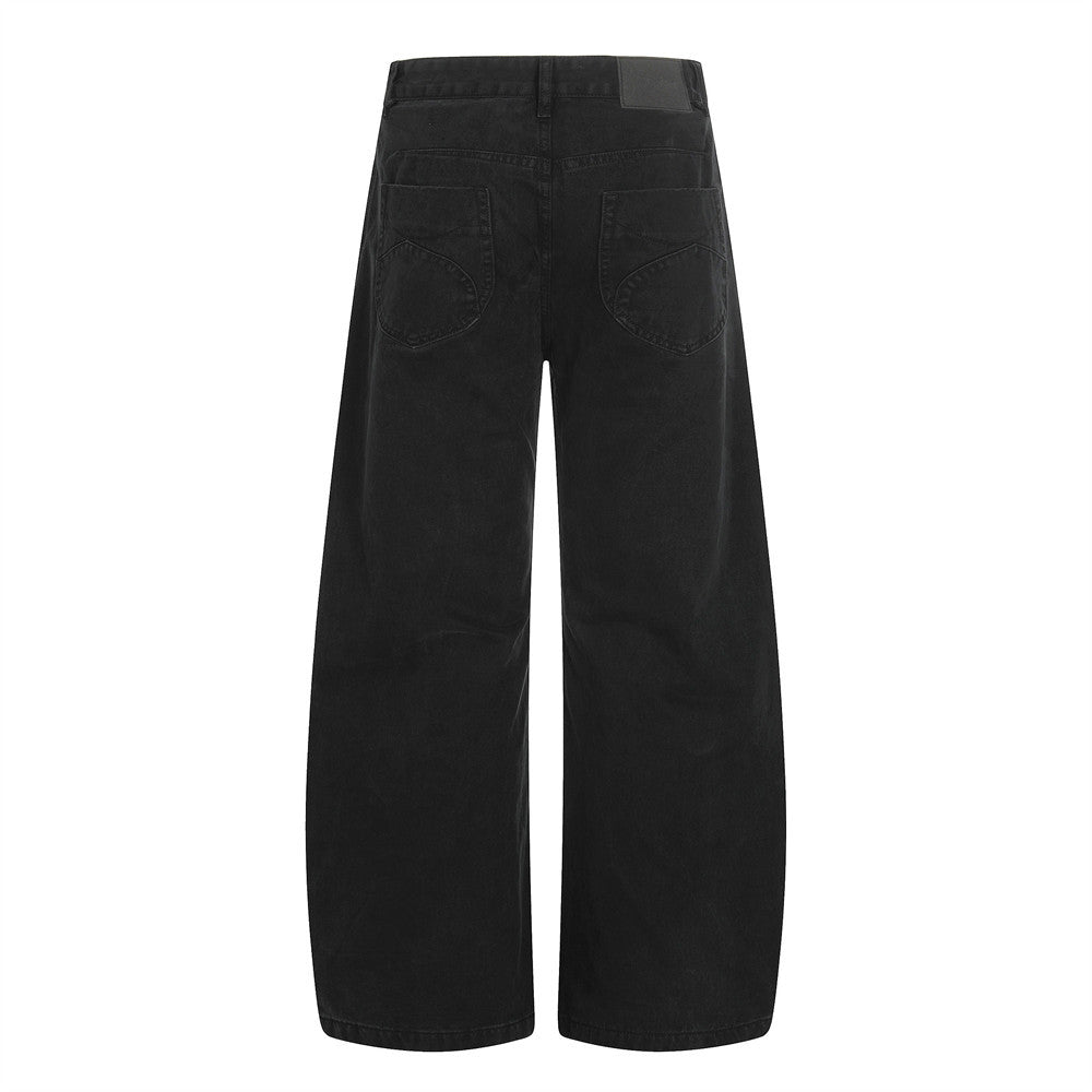 Relaxed Fit Wide-Leg Canvas Pants |Low MOQ