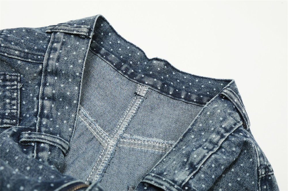 Premium Deep Indigo Wide-Leg Jeans |Low MOQ
