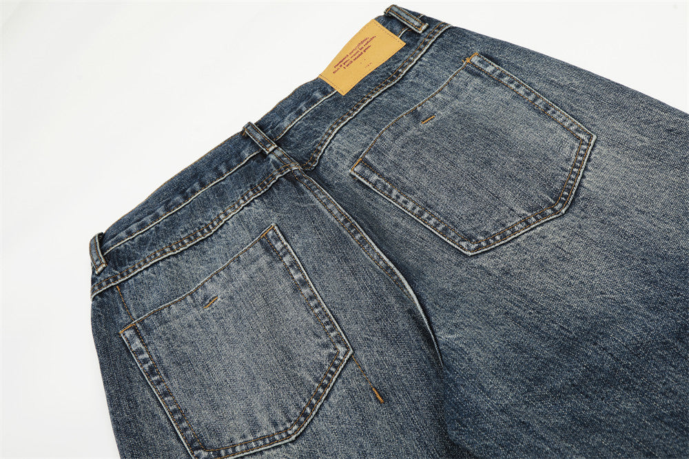 Premium Raw Selvedge Wide-Leg Jeans | Low MOQ