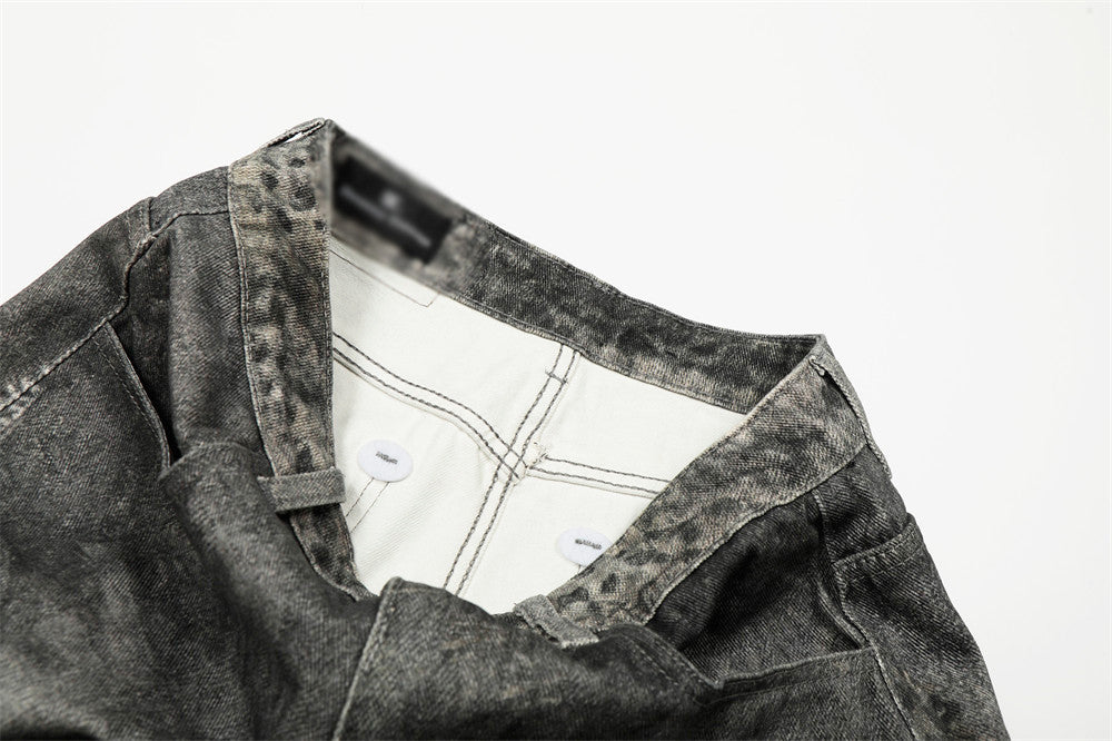 Custom Acid Wash Balloon Denim Jeans | Low MOQ