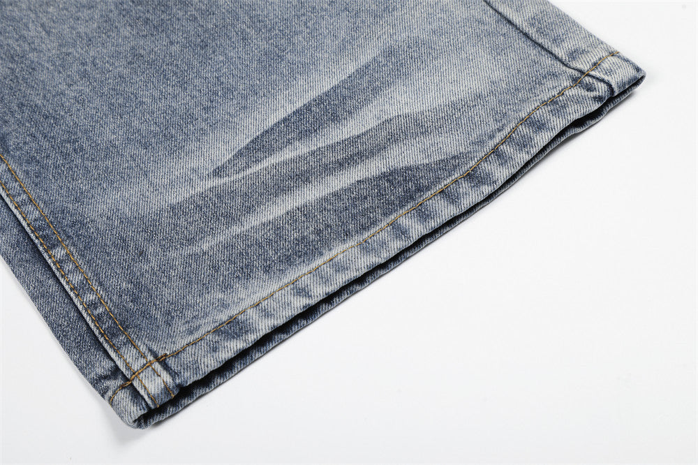 Punk Aesthetic Gradient Jeans | Low MOQ