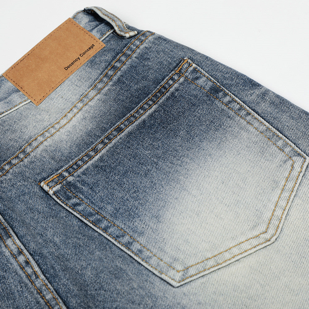 Punk Aesthetic Gradient Jeans | Low MOQ