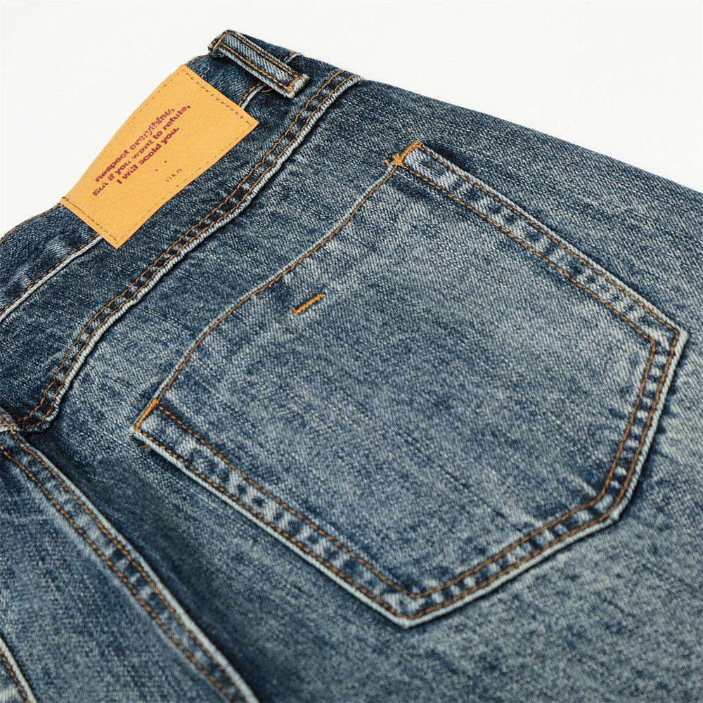 Premium Raw Selvedge Wide-Leg Jeans | Low MOQ