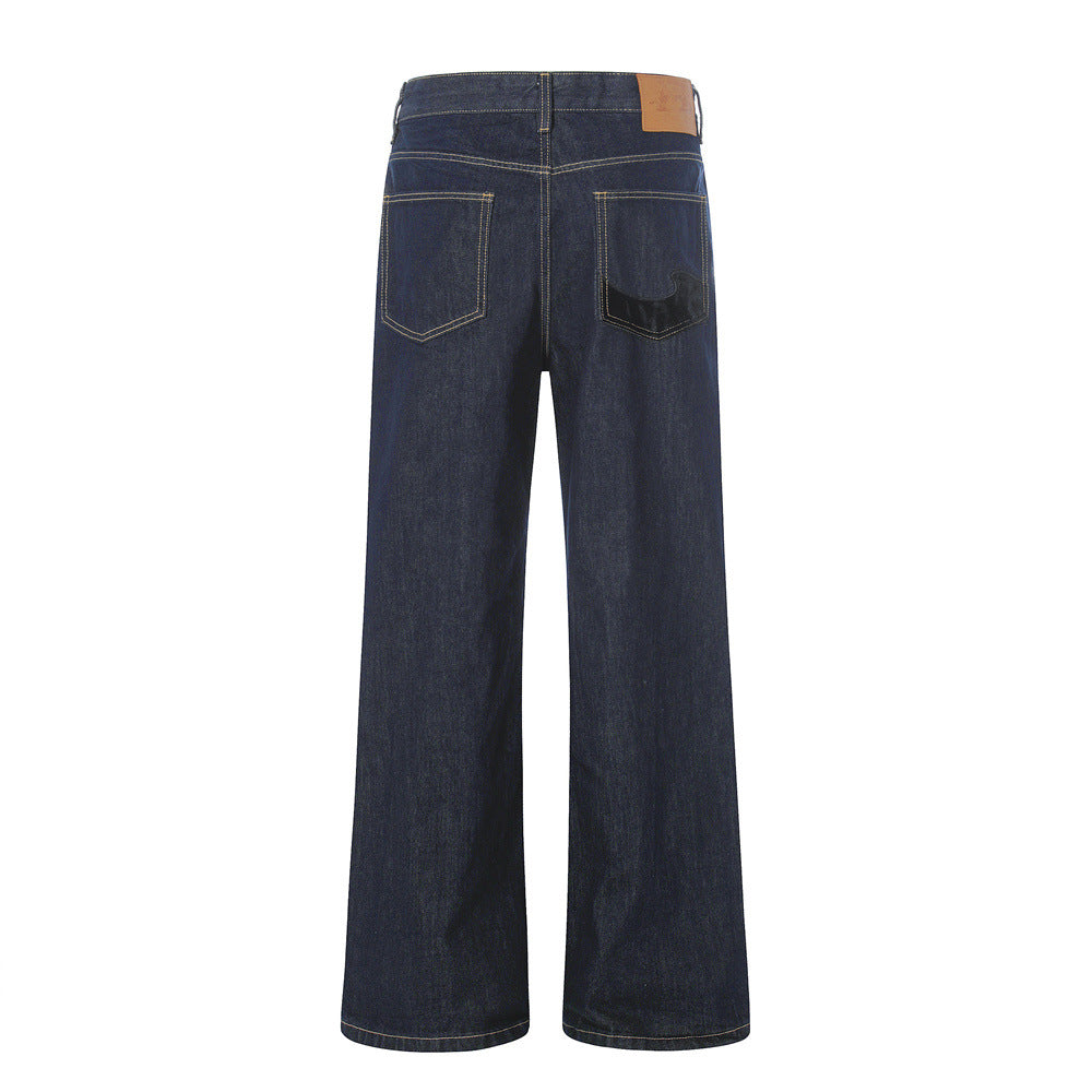 Custom Raw Denim Wide-Leg Jeans| Low MOQ