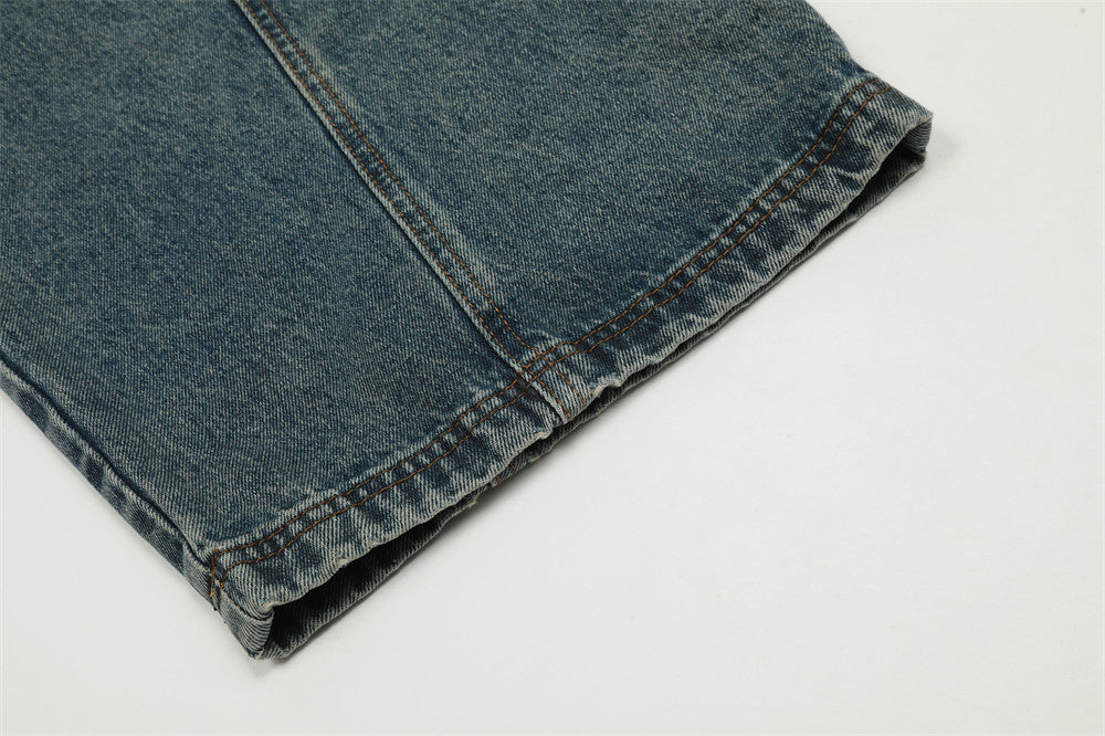Custom Curved Wide-Leg Jeans | Low MOQ