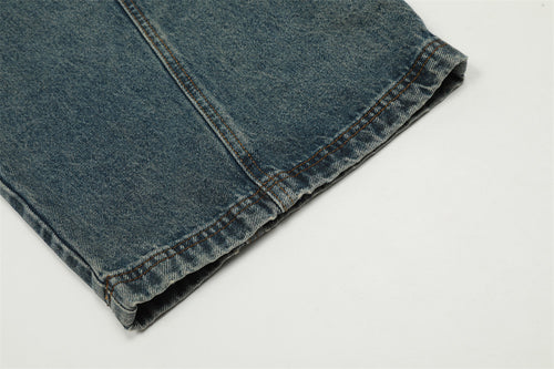 Custom Curved Wide-Leg Jeans | Low MOQ