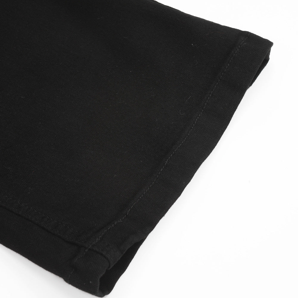 Customizable High-Waisted Black Flare Jeans | Low MOQ