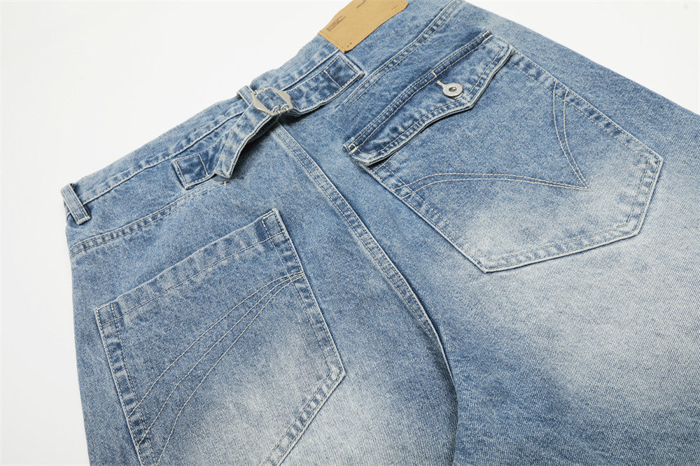 Vintage Mud Wash Balloon Jeans | Low MOQ