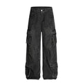 Heavy Wash Wide-Leg Cargo Denim | Low MOQ