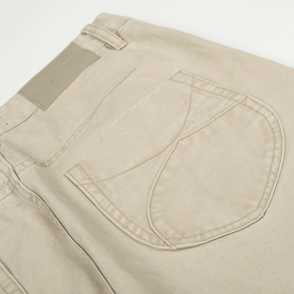 Relaxed Fit Wide-Leg Canvas Pants |Low MOQ