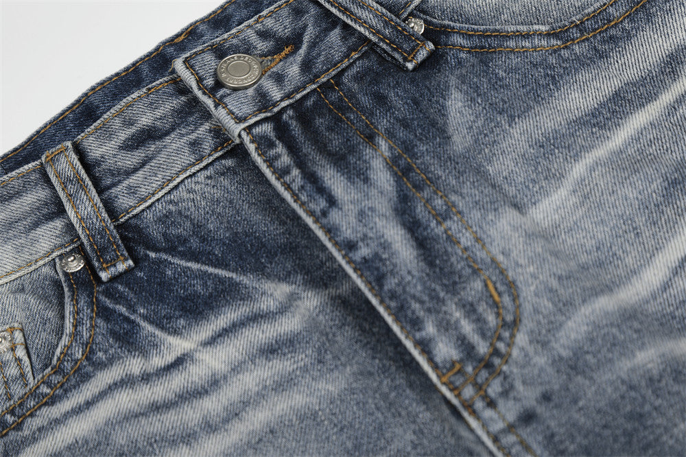 Punk Aesthetic Gradient Jeans | Low MOQ