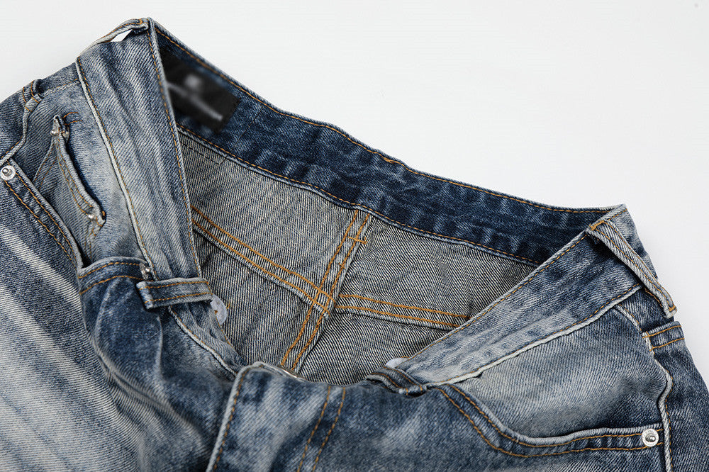 Punk Aesthetic Gradient Jeans | Low MOQ