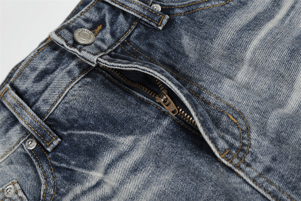 Punk Aesthetic Gradient Jeans | Low MOQ