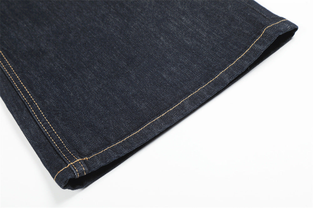Custom Raw Denim Wide-Leg Jeans| Low MOQ