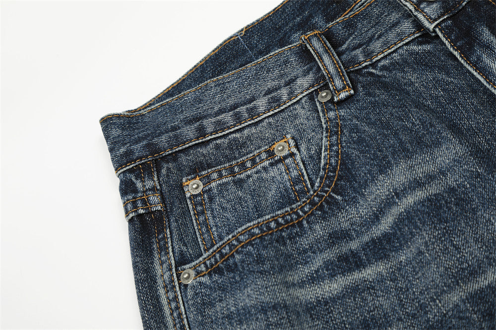 Premium Raw Selvedge Wide-Leg Jeans | Low MOQ