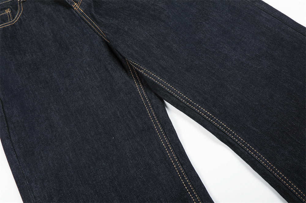 Custom Raw Denim Wide-Leg Jeans| Low MOQ