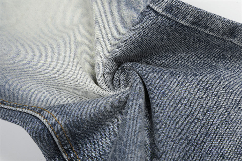 Punk Aesthetic Gradient Jeans | Low MOQ