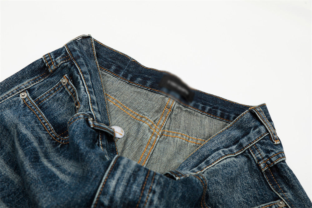 Premium Raw Selvedge Wide-Leg Jeans | Low MOQ