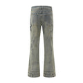vintage Mud Wash Double Knee Jeans | Low MOQ