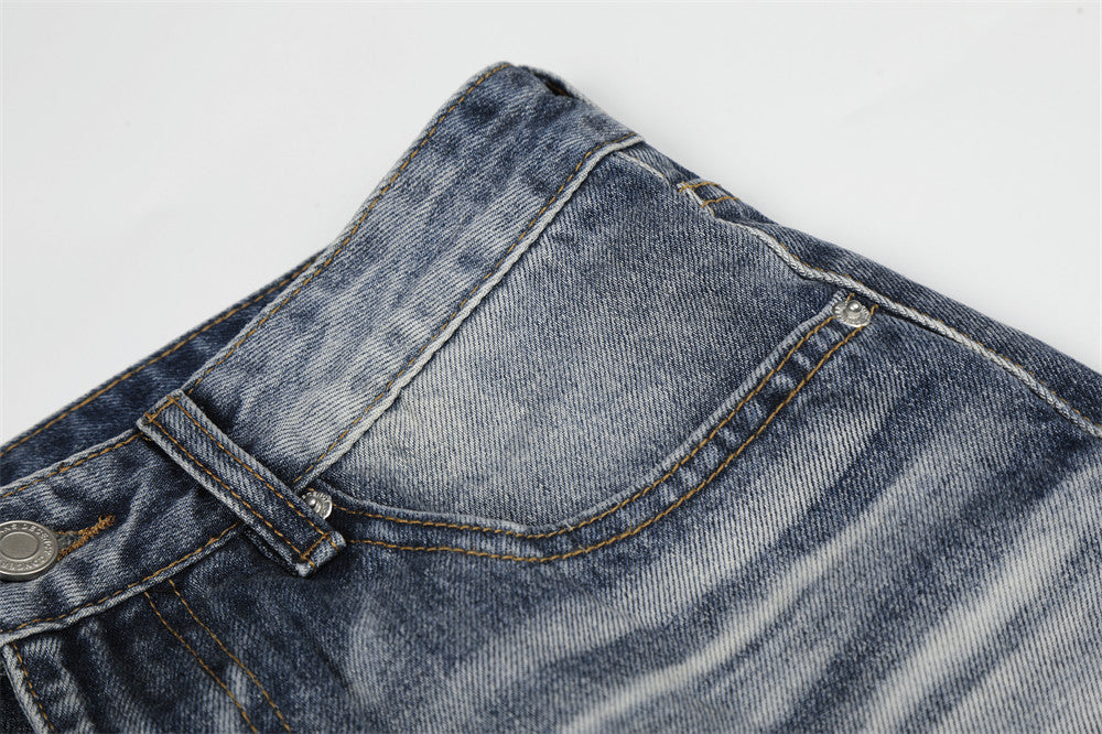 Punk Aesthetic Gradient Jeans | Low MOQ