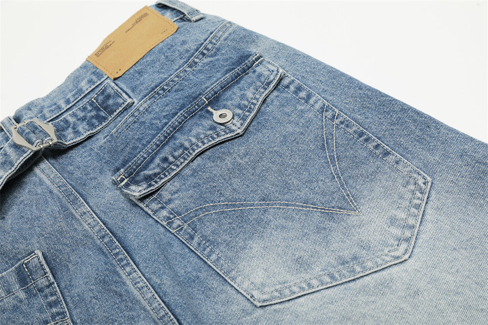 Vintage Mud Wash Balloon Jeans | Low MOQ
