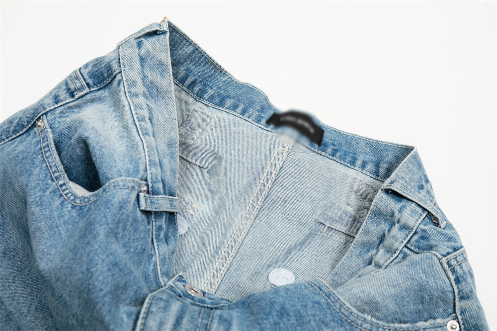 Vintage Mud Wash Balloon Jeans | Low MOQ