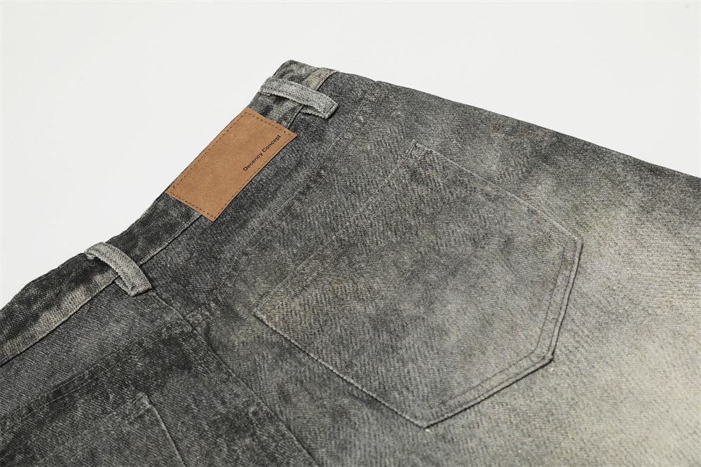 Custom Acid Wash Balloon Denim Jeans | Low MOQ