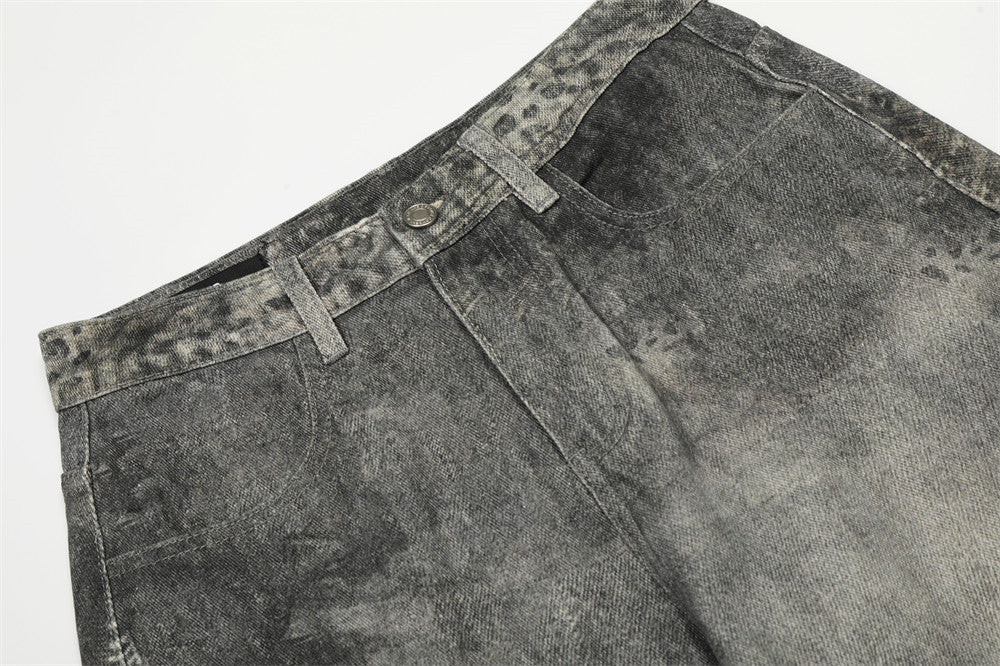 Custom Acid Wash Balloon Denim Jeans | Low MOQ