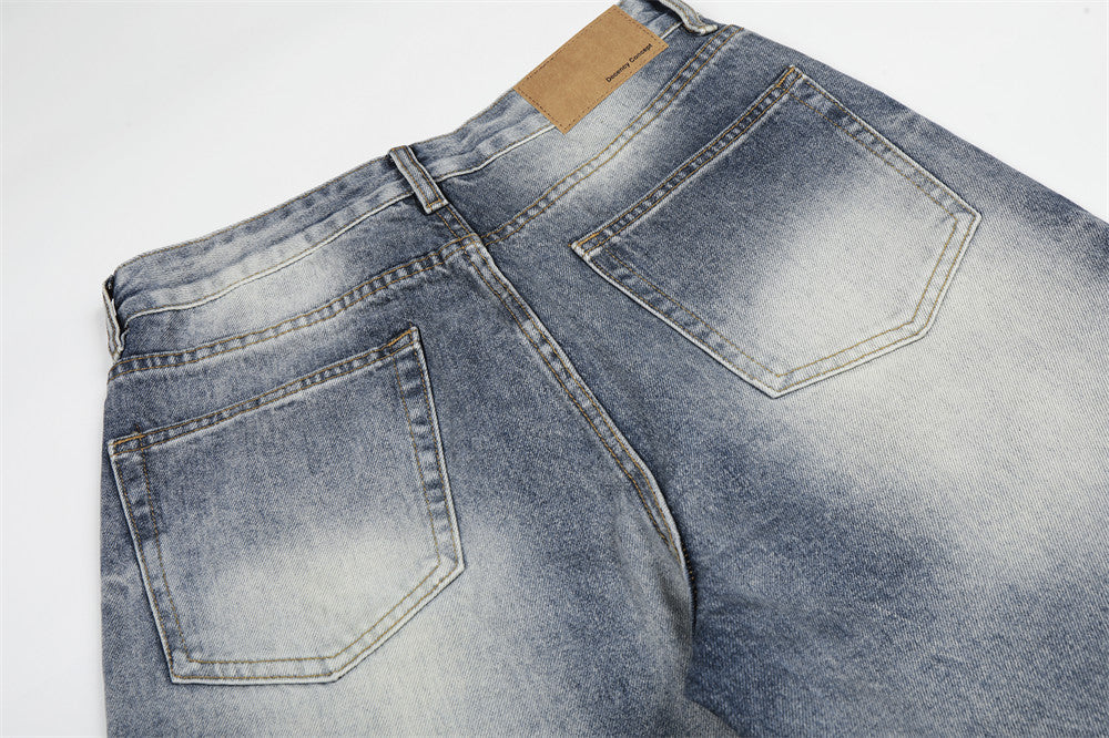 Punk Aesthetic Gradient Jeans | Low MOQ