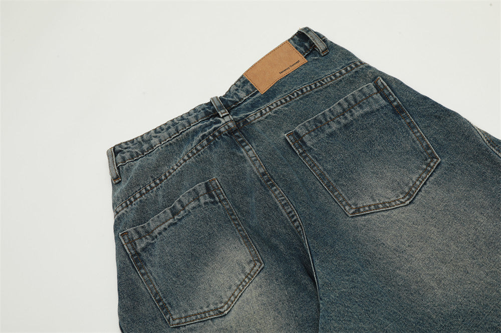 Custom Curved Wide-Leg Jeans | Low MOQ