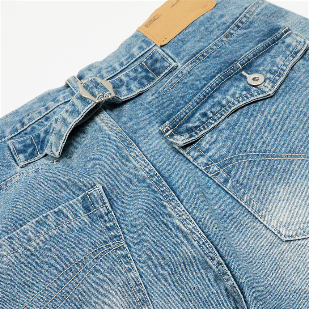 Vintage Mud Wash Balloon Jeans | Low MOQ