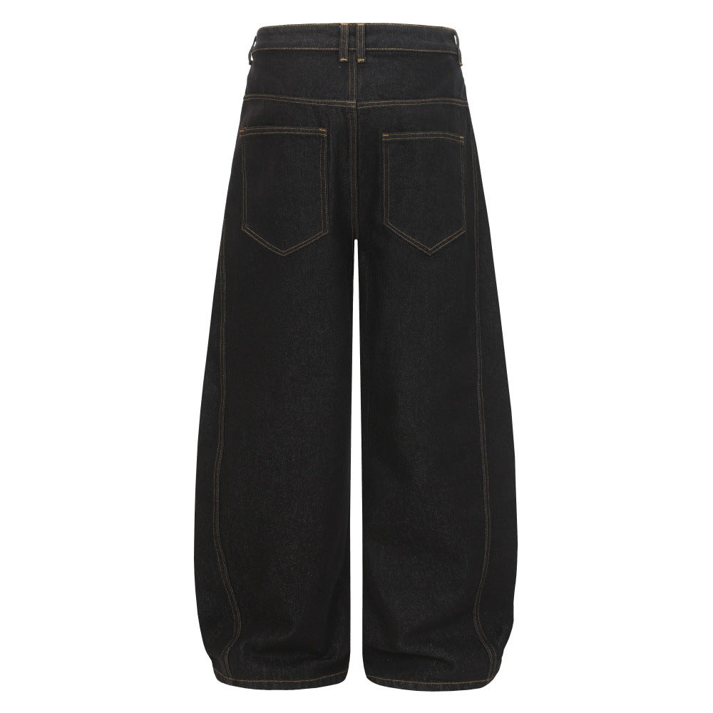 Indigo Wide-Leg Baggy Jeans | Low MOQ