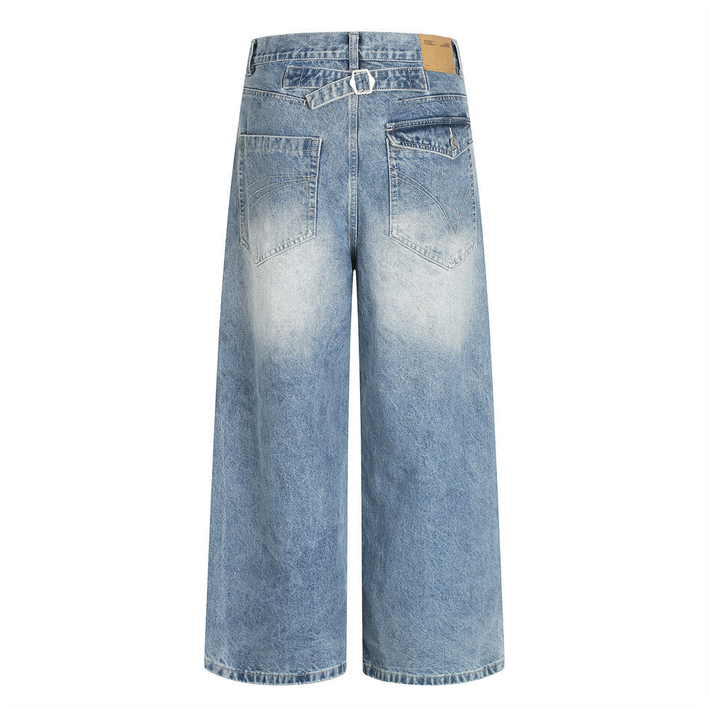 Vintage Mud Wash Balloon Jeans | Low MOQ