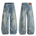 Premium Raw Selvedge Wide-Leg Jeans  |Low MOQ