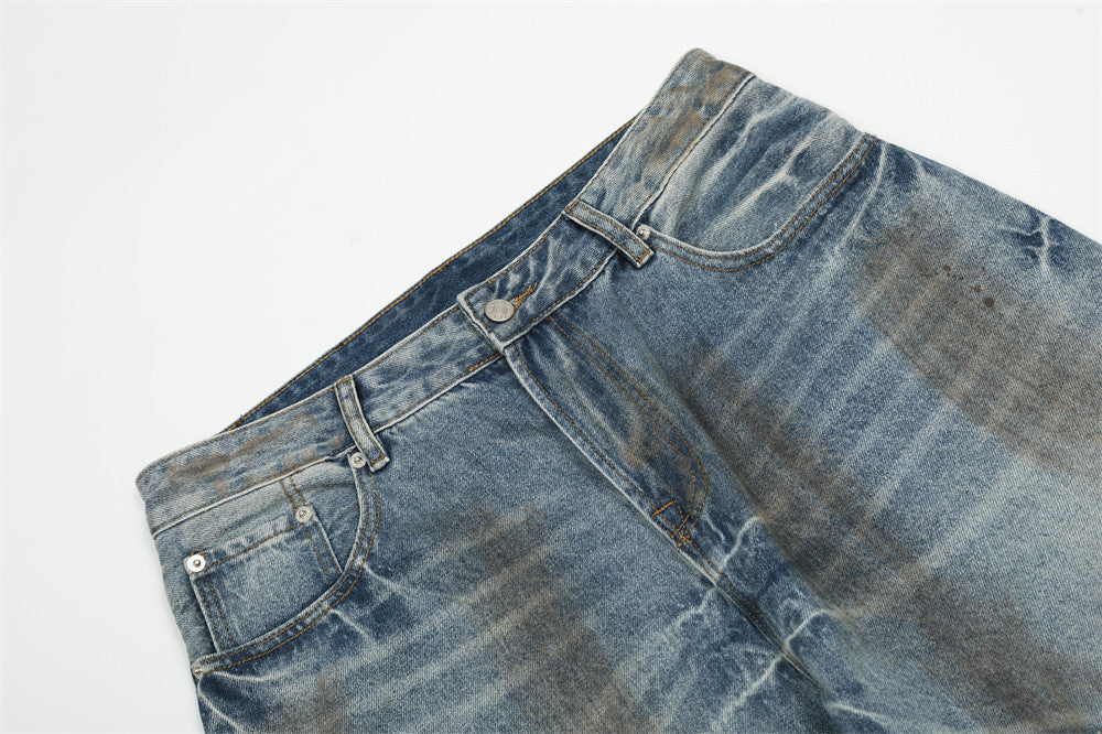 Premium Raw Selvedge Wide-Leg Jeans  |Low MOQ